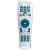 Home URC 22 universal remote control, silver, front view
