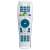 Home URC 22 universal remote control, silver, front view