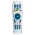 Home URC 22 universal remote control, silver, front view