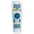 Home URC 22 universal remote control, silver, front view
