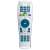 Home URC 22 universal remote control, silver, front view