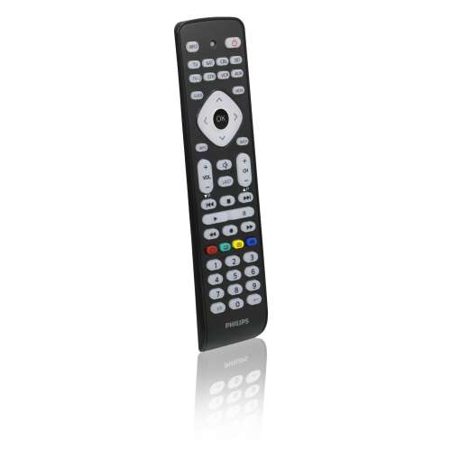 Philips Perfect replacement SRP2018/10 Telecomandă fără fir cu infraroșu Cablu, DVD/Blu-ray, DVR, SAT, TV, VCR Butoane de împingere