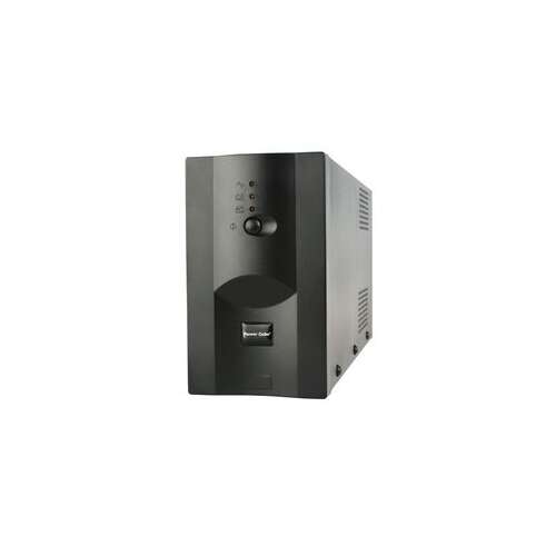 Energenie by Gembird UPS-PC-1202AP 1200VA непрекъсваемо захранване, черно, предна гледка