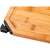 Lamart bamboo cutting board with knife sharpener, close-up of the knife sharpener