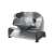 Sencor SFS 4050SS electric slicer, stainless steel and gray, angled view