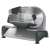 Sencor SFS 4050SS electric slicer, stainless steel and gray, angled view