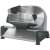 Sencor SFS 4050SS electric slicer, stainless steel and gray, angled view