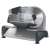 Sencor SFS 4050SS electric slicer, stainless steel and gray, angled view