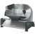 Sencor SFS 4050SS electric slicer, stainless steel and gray, angled view
