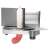 Sencor SFS 4050SS electric food slicer, slicing salami