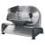 Sencor SFS 4050SS electric slicer, stainless steel and gray, angled view