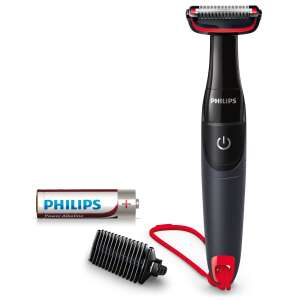 Philips BODYGROOM Series 1000 BG105/10 Aparat de epilat/barbierit pentru corp negru, roșu 45036953 Aparate de tuns corporale