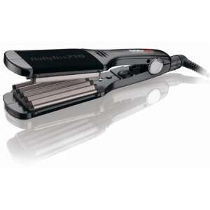 BaByliss Pro BP2512TTE hair curler, black, professional hair styling tool - Hair curler