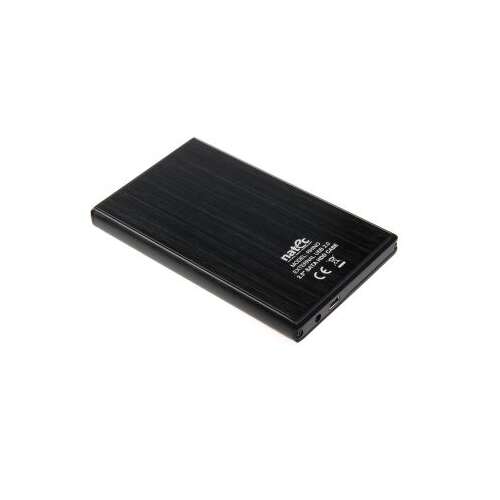Natec Rhino carcasă externă USB 2.0 pentru hard disk de 2,5", aluminiu negru