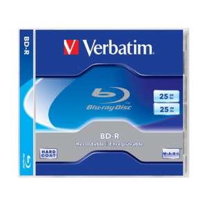 Verbatim BD-R írható Blu-Ray lemez 25GB normál tok 73544125 