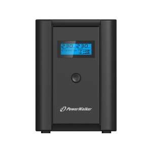 USV LINE-INTERACTIVE 2200VA 2X 230V PL + 2X IEC OUT,RJ11/RJ45 IN/OUT, USB, LCD 69531257 - Power Walker