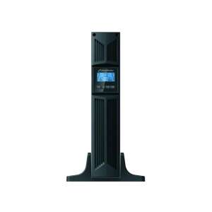 PowerWalker VI 1000E/RT LCD UPS, fekete, elülső nézet - Power Walker