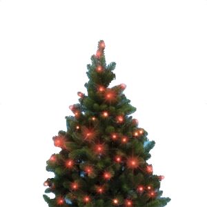 Home by Somogyi red LED string lights, 50 bulbs, 5.5m, Christmas tree decoration - Home by Somogyi String Light