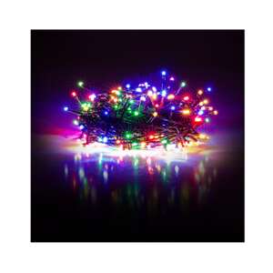 Retlux colour wired LED string light with 50 bulbs 10m
