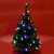 Home by Somogyi colorful LED string lights with 40 bulbs, decorating a small Christmas tree