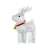 Retlux LED reindeer acrylic Christmas decoration with 20 lights, cold white, timer function, 23x7x19cm