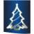 Somogyi Ablakdísz KID412 Christmas Tree Window Decoration, LED lights, warm white