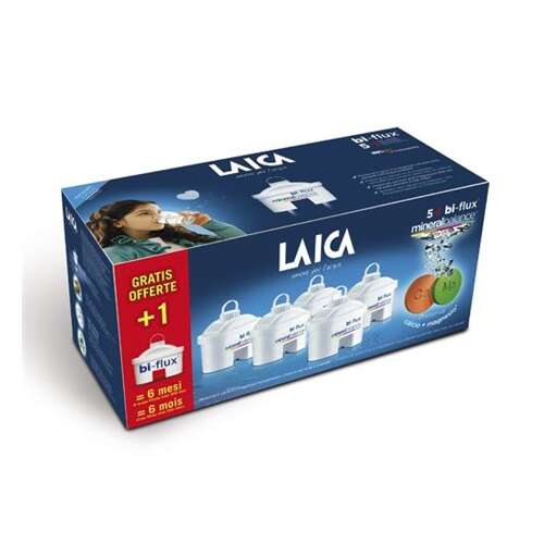 Laica Bi-Flux Mineral Balance 5db+1db vízszűrőbetét (M6M)