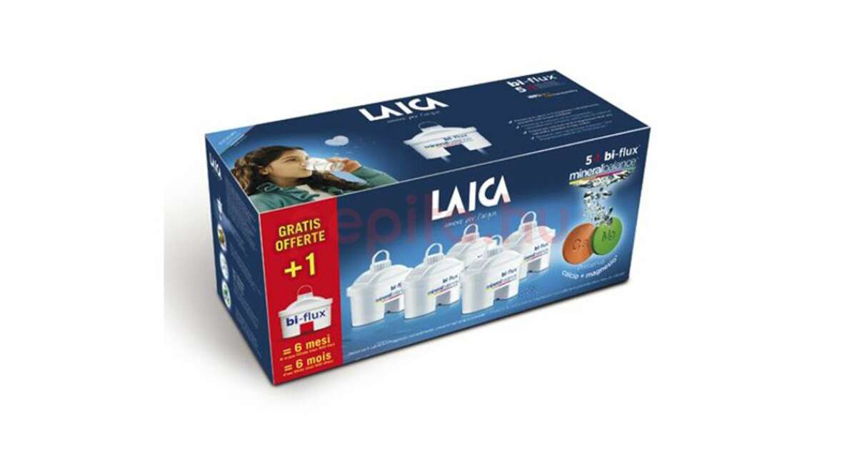 LAICA Bi-Flux Universal Filter Cartridges - 4pcs 