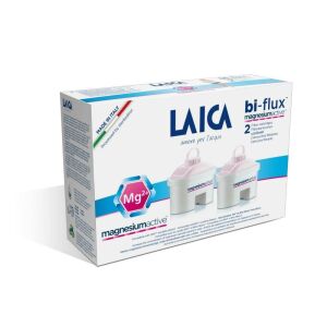 Laica Bi-Flux Magnesiumactive water filter cartridges, 2-pack - Water filter jug insert