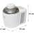 Camry CR4481 ice cream maker, white, side view, showing the dimensions