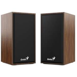Genius SP-HF180 2.0 PC speakers, brown and black - PC speaker