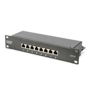 Digitus DN-91608S CAT6 Árnyékolt Patch Panel - 8 Port, 1U 98006921 - Patch panel