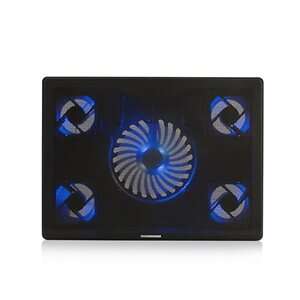Modecom CF15 17 hüvelykes laptop hűtőpad 5 ventilátorral, fekete - Modecom