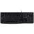 Logitech MK120 káblová klávesnica, čierna, rozloženie US, pohľad zhora