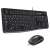 Set tastatură și mouse Logitech MK120 cu fir, negru, layout US