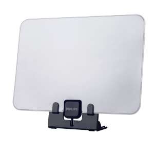 Philips SDV5231/12 Indoor TV Antenna, thin, amplified, digital and analog TV reception - TV Antenna