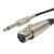XLR - 6,3 mm audio kábel csatlakozó