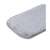 Close-up of Adler electric heating pad, gray, soft fabric