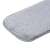 Close-up of Adler electric heating pad, gray, soft fabric