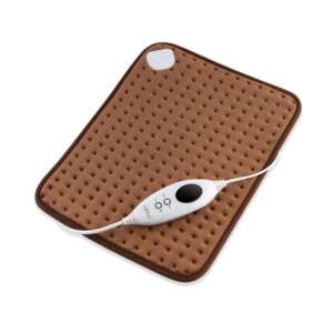 Gallet CCH301 brown heating pad for pain relief with remote control - Electric Blanket Warmer