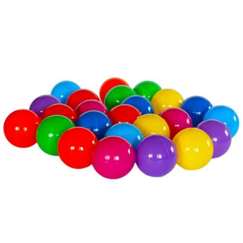 100 pack of 6cm colorful plastic balls for kids, IPlay soft balls