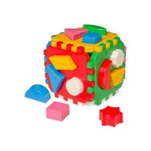 Logikai kocka Játék jucărie cub de sortare a formelor pentru bebeluși, colorat, educativ, de dezvoltare, distractiv, învățarea formelor, culorilor, abilităților motorii fine - Jocuri de sortare a formelor