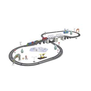 Power Train Weihnachtszug-Set, 42 Teile, 366 cm lange Strecke, elektrischer Zug, Spielzeug-Zugset, Weihnachtsgeschenk für Kinder - Autos & Fahrzeige