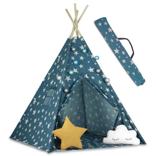 Nukido Indianerzelt mit Lichterkette + Geschenkzubehör - Star #blue 31925183