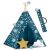 Nukido Indian Tent with String Lights + Gift Accessories - Star #blue 108879015