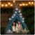 Nukido Indian Tent with String Lights + Gift Accessories - Star #blue 108879015