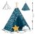 Nukido Indian Tent with String Lights + Gift Accessories - Star #blue 108879015