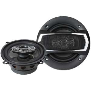 Sal CX 504 2-way car speakers pair, black, angled view - Home by Somogyi