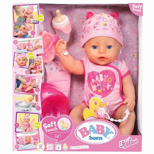 Baby Born Baby cu accesorii 43cm #pink 37199199