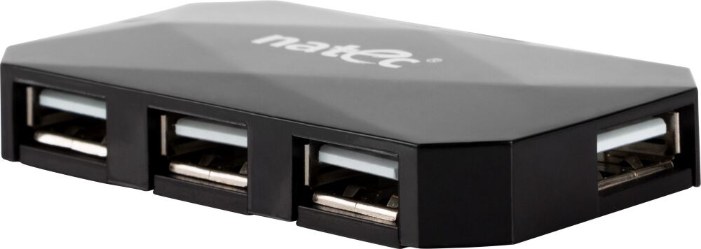 NATEC NHU-0647 USB 2.0 Hub 480 Mbit/s Black